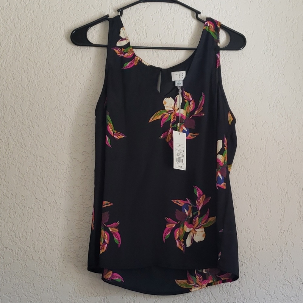 **NWT A New Day Floral Sleeveless Blouse